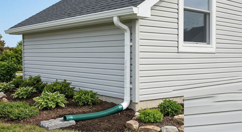 Plastic Downspout Installation in Clarksville, TN