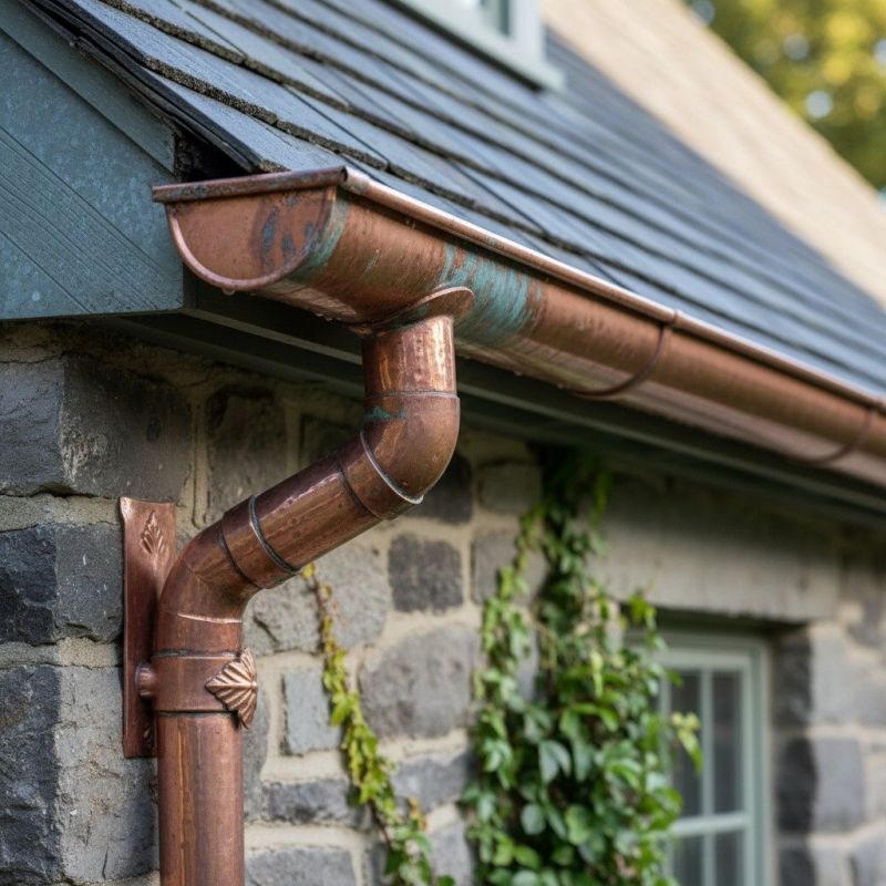Copper Rain Gutter Service in San Francisco, CA