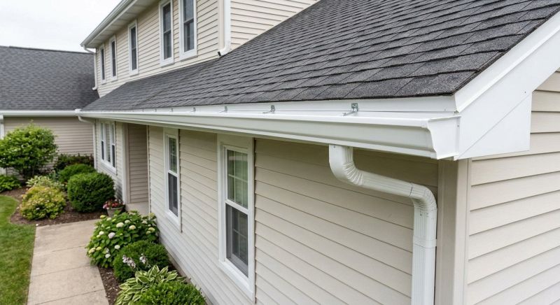 Pvc Rain Gutter Installation in Longmont, CO