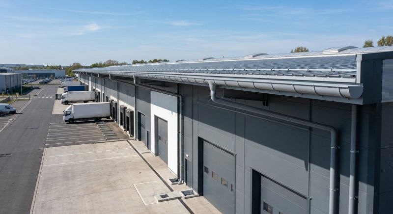 Warehouse Gutter Installation in San Francisco, CA