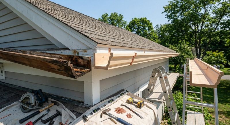 Wood Gutter Service in Mcdonough, GA