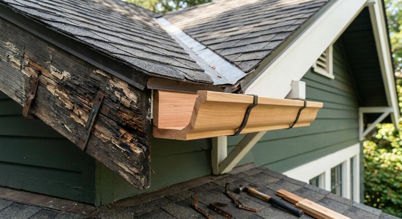 Wood Gutters Installation in Clarksville, TN