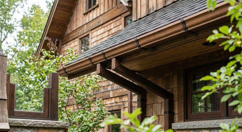 Wood Rain Gutter Installation in Mcdonough, GA