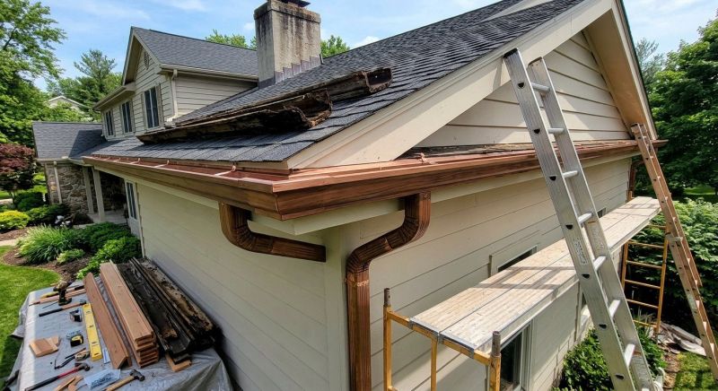 Wood Rain Gutter Installation in Clarksville, TN